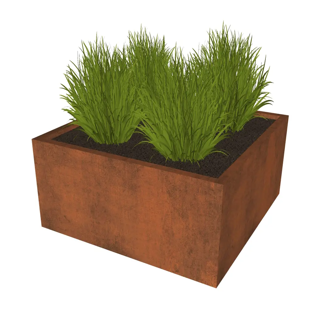 Cortenstalen plantenbakken